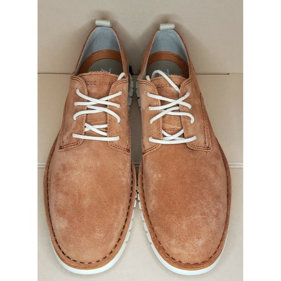 COLE HAAN ZEROGRAND WINGTIP OXFORDS SUEDE MEN\'S SIZE 8.5 NEW WITHOUT BOX !!!!
